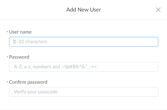 Manage Users - Control Hub Documentation