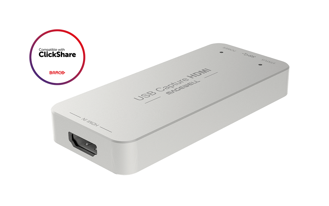 Magewell's USB Capture Gen 2 device Magewell's USB Capture Gen 2 tested for compatibility with the ClickShare