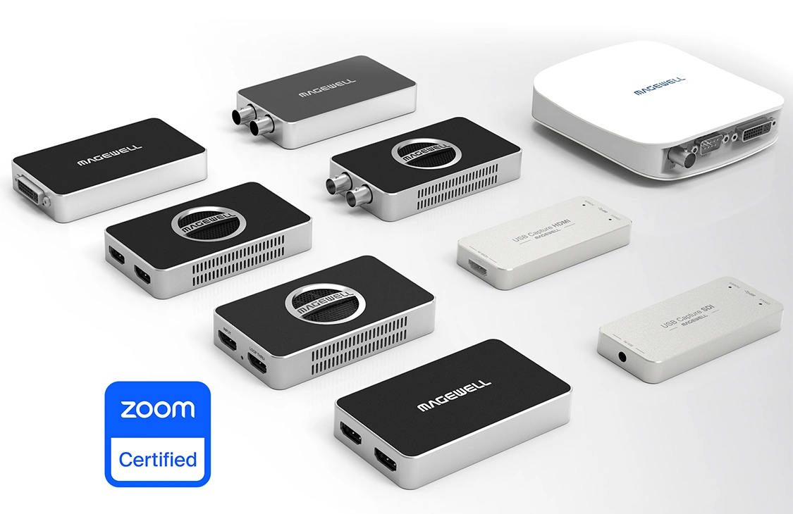 capture devices  for market-leading software solutions for video conferencing, streaming, live production, lecture capture and more