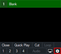 Set the properties of the input source in vMix