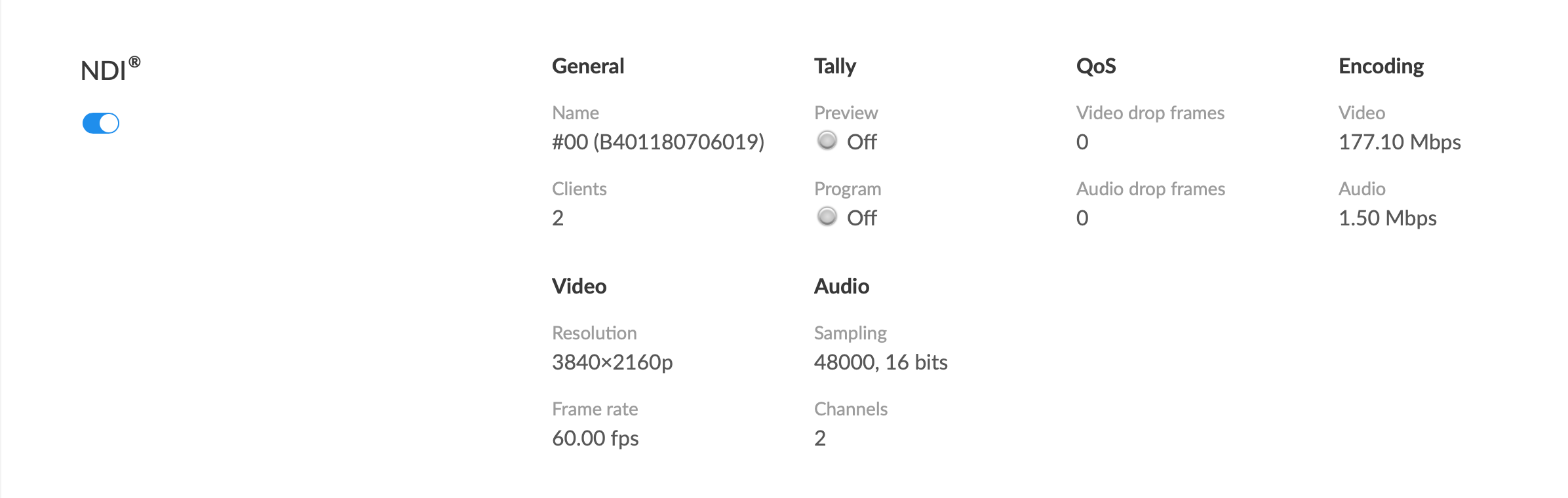 Example of Pro Convert's video output format